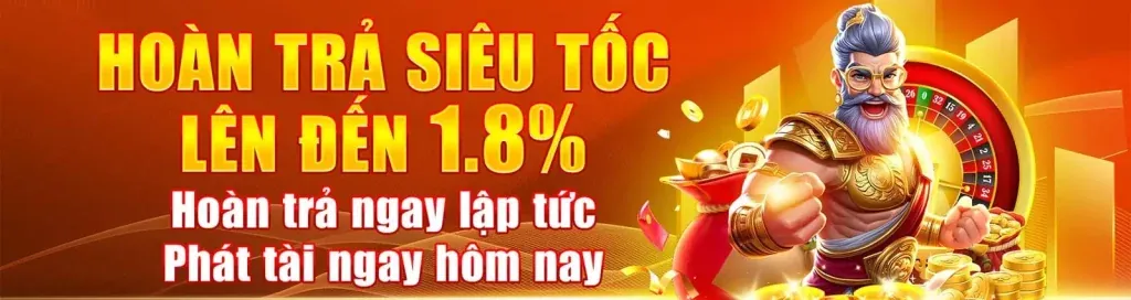 Hình ảnh khuyến mãi qh988 nhà cái với tiền thưởng và biểu tượng may mắn